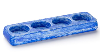 Svícen PERSEUS BASIC na 4 svíčky - THRILL, modrá, lak mat