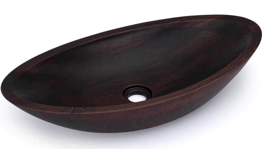 Umyvadlo ORION 60 cm WENGE lak lesklý natural