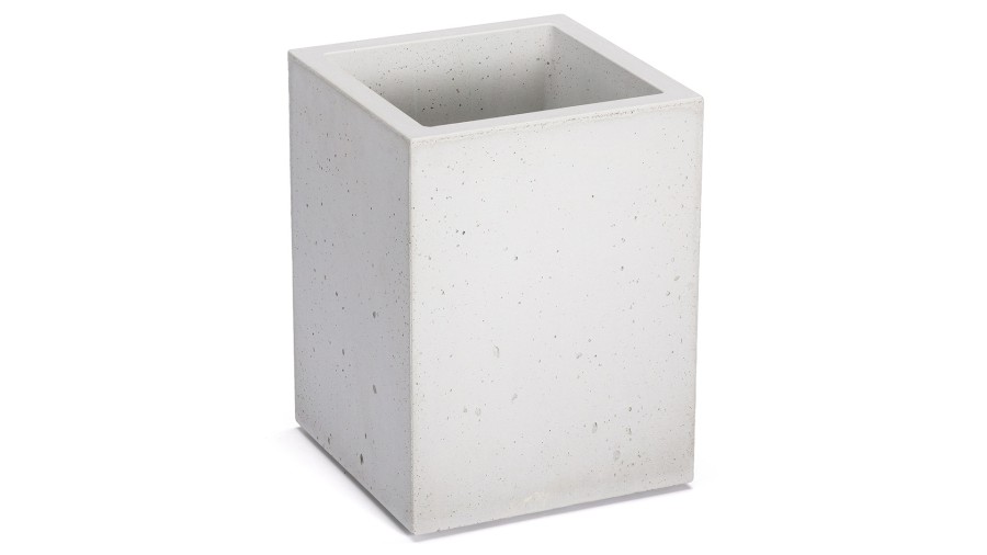 Květináč SIRIUS BASIC 15x15x20 cm - natural, bez dekoru, lak mat