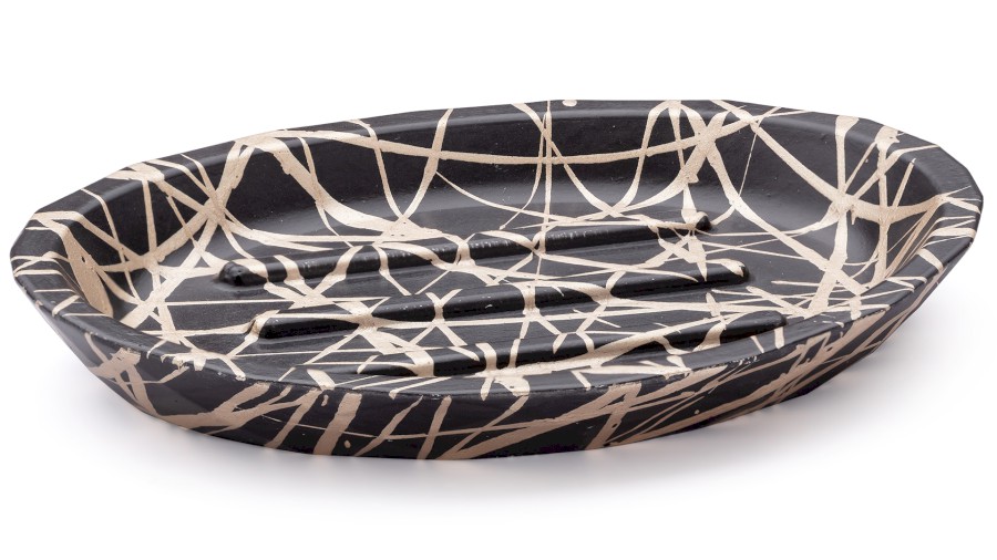 MÃ½dlenka 15 cm DIAMOND BASIC - PUNK ÄernÃ¡ a champagne, lak polomatnÃ½