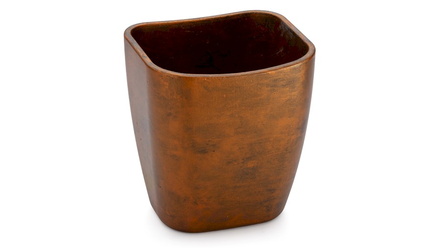 Kelímek VIRGO BASIC - AGED METAL, měděná a černá, lak mat