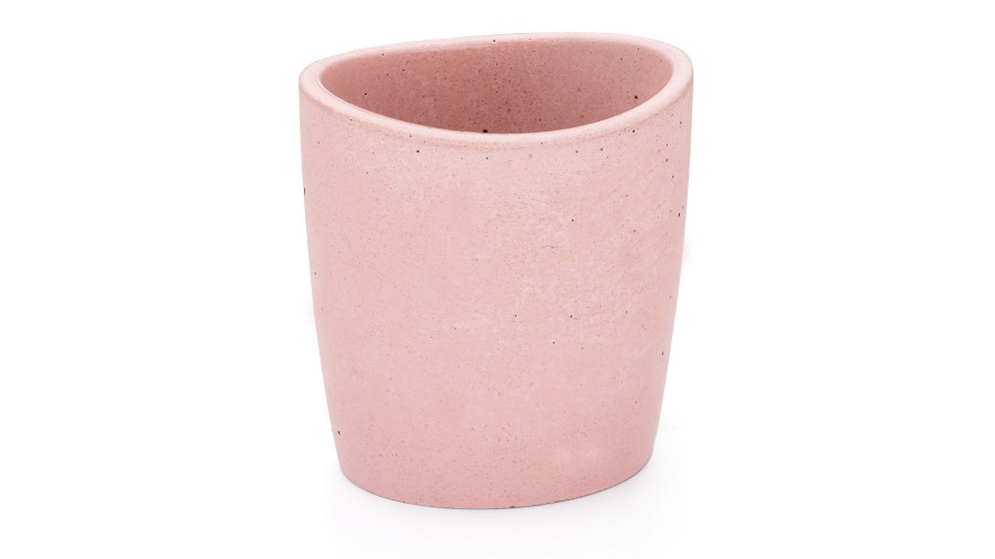 Kelímek ORION BASIC - velmi světlá cihlově červená, bez dekoru, lak mat