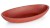 Miska 19 cm ORION BASIC - cihlově červená, bez dekoru, lak mat
