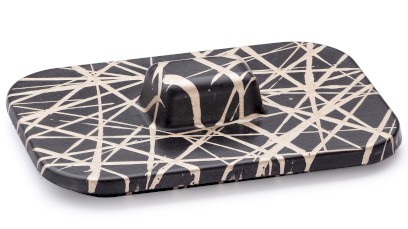 Víko PERSEUS BASIC 001 - PUNK, černá a champagne, lak polomatný