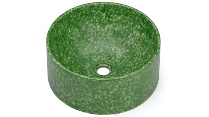 Umyvadlo 40 cm COLUMBA BASIC - FINGER PAINTING zelená, lak mat