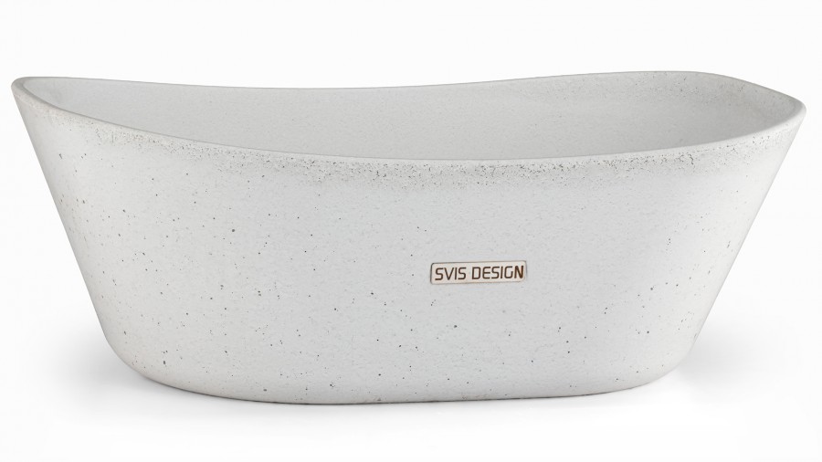 Umyvadlo 50 cm LIBRA BASIC - přírodní, bez dekoru, lak mat