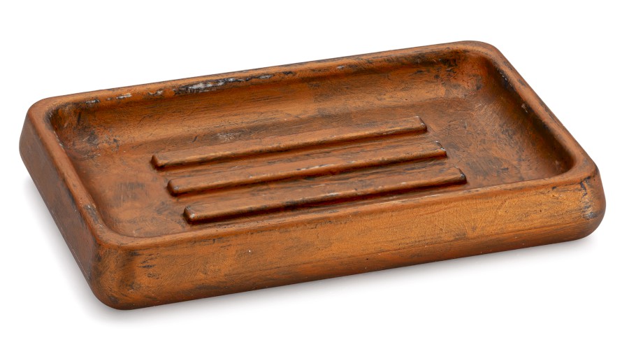 Mýdlenka 14,5 cm PERSEUS BASIC - AGED METAL měděná a černá, lak mat