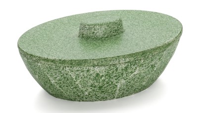 Box s víkem DIAMOND BASIC 001 - SPLASH, zelená, lak mat