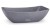Umyvadlo 50 cm VIRGO HARDCORE - střední šedá, bez dekoru, lak mat