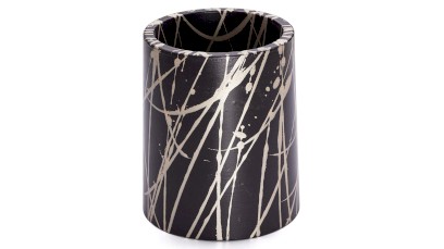 Kelímek COLUMBA BASIC - PUNK, černá a champagne, lak polomatný