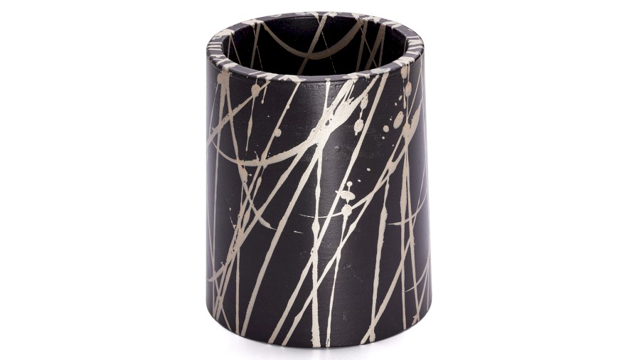 Kelímek COLUMBA BASIC - PUNK, černá a champagne, lak polomatný