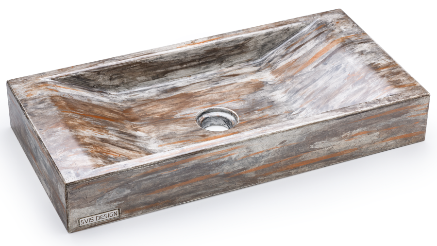 Umyvadlo 60 cm SIRIUS BASIC - PAST šedá, lak polomatný