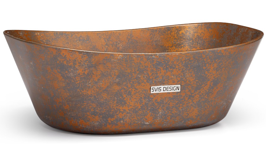 12297-umyvadlo_libra_basic_smokedmetal_copperandgrey_02 Umyvadlo 50 cm LIBRA BASIC - SMOKED METAL měděná a šedá, lak polomatný