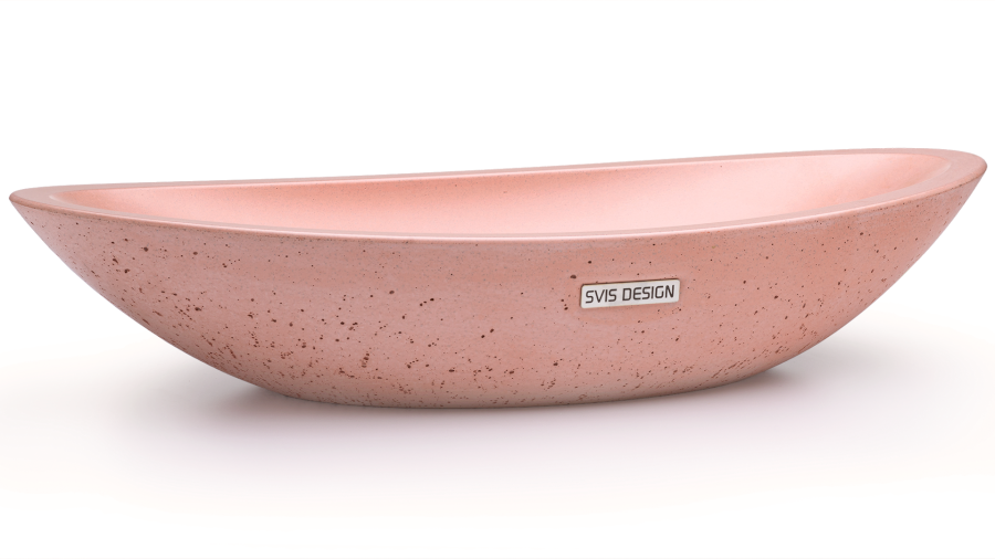 10283-umyvadlo_orion_basic_red_1_01_1920_1080 Umyvadlo 60 cm ORION BASIC - světlá cihlově červená, bez dekoru, lak mat