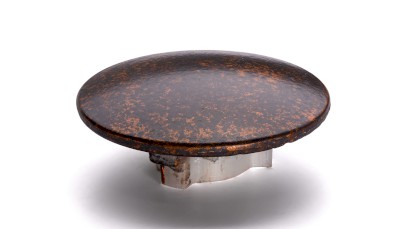 Vkládací krytka výpusti 65 mm - SMOKED METAL, měděná a černá, lak polomatný