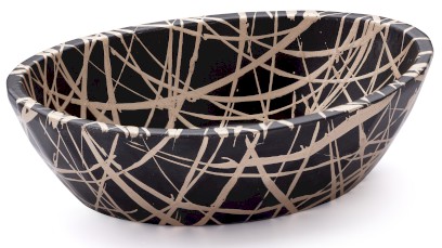 Box DIAMOND BASIC 001 - PUNK, černá a champagne, lak polomatný