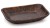 Miska 15 cm VIRGO BASIC - SMOKED METAL měděná a černá, lak polomatný