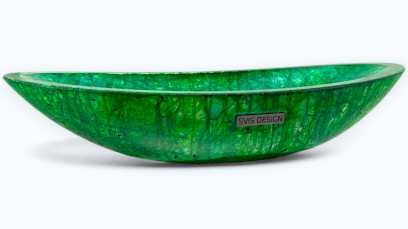 Umyvadlo 60 cm ORION BASIC - HURRICANE, zelená, lak mat