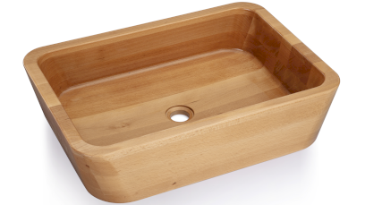 Umyvadlo NOVA 40 cm BUK lak lesklý natural