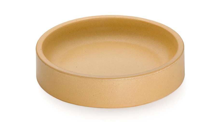 Miska 15 cm COLUMBA BASIC - tmavá žlutá, bez dekoru, lak mat