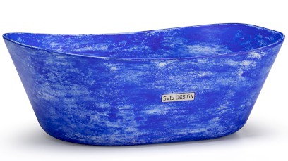 Umyvadlo 50 cm LIBRA BASIC - THRILL modrá, lak mat