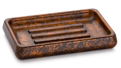 Mýdlenka 14,5 cm PERSEUS BASIC - SMOKED METAL měděná a černá, lak polomatný