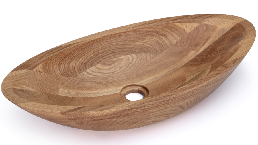 Umyvadlo ORION 60 cm DUB lak lesklý natural