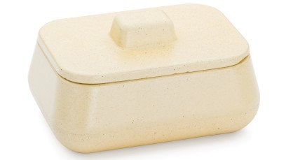 Box s víkem PERSEUS BASIC 001 - světlá žlutá, bez dekoru, lak mat