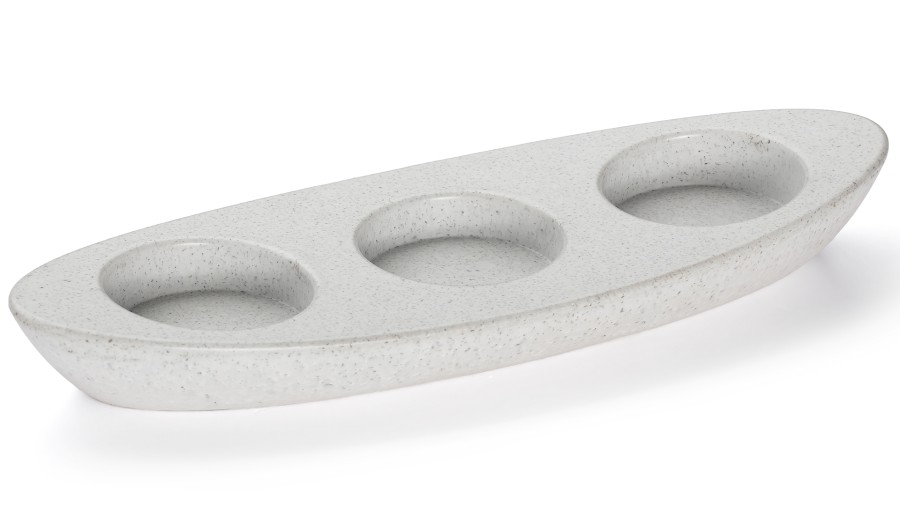 Svícen ORION BASIC na 3 svíčky - natural, bez dekoru, lak mat