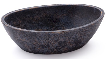 Box ORION BASIC 001 - DARK STONE, modrá, okrová a černá, lak mat