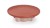 12918-krytka_terracotta_01 Betonová vkládací krytka umyvadlové výpusti 65 mm k pevným piletám - cihlově červená, bez dekoru, lak mat