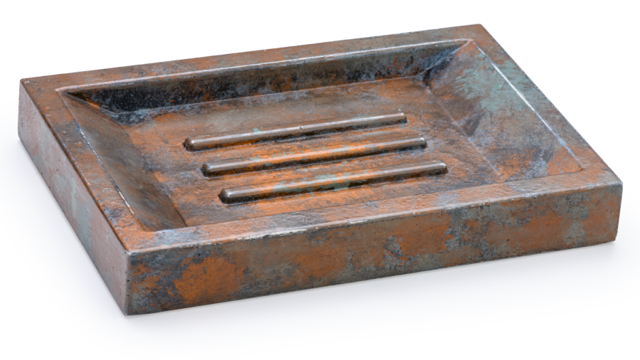 Mýdlenka 15 cm SIRIUS BASIC - ALCHEMY modrá, černá a měděná, lak polomatný