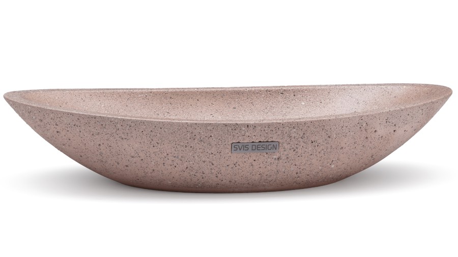 Umyvadlo 60 cm ORION HARDCORE - světlá hnědá, bez dekoru, lak mat