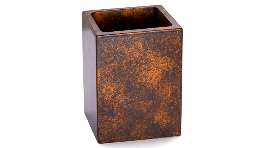 Kelímek SIRIUS BASIC - SMOKED METAL, měděná a černá, lak polomatný