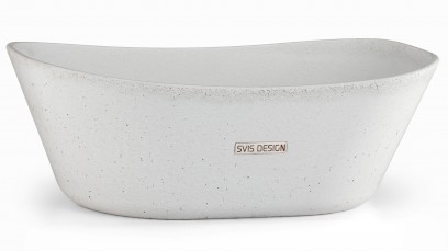 Umyvadlo 50 cm LIBRA BASIC - přírodní, bez dekoru, lak mat