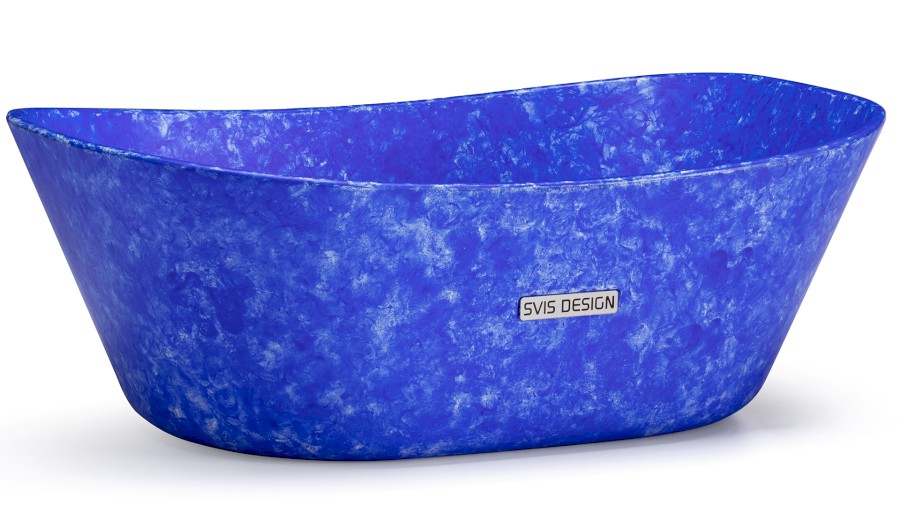 12329-umyvadlo_libra_basic_fingerpainting_blue_01 Umyvadlo 50 cm LIBRA BASIC - FINGER PAINTING modrá, lak mat