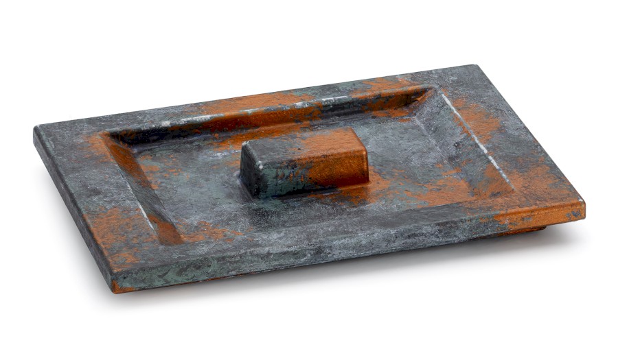 Víko SIRIUS BASIC 001 - ALCHEMY, modrá, černá a měděná, lak polomatný