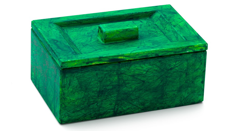 Box s víkem SIRIUS BASIC 001 - HURRICANE, zelená, lak mat