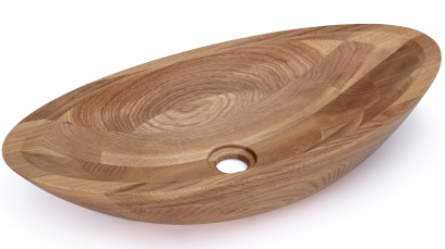 Umyvadlo ORION 50 cm DUB lak lesklý natural