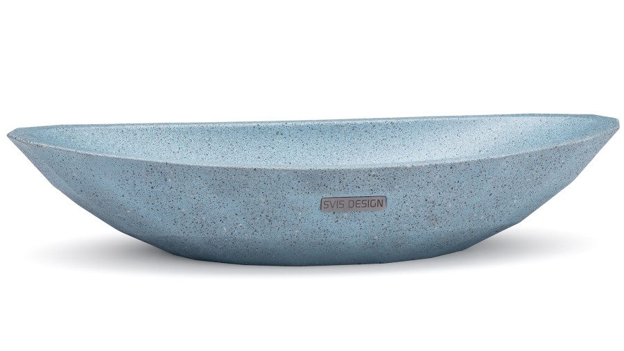 12816-umyvadlo_diamond_hardcore_verylightcobaltblue_01 Umyvadlo 60 cm DIAMOND HARDCORE - velmi světlá kobaltově modrá, bez dekoru, lak mat