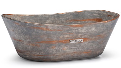 Umyvadlo 50 cm LIBRA BASIC - PAST šedá, lak polomatný