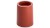18806-svicen_7,5_columba_basic_terracotta_02 Svícen COLUMBA BASIC, výška 7,5 cm - cihlově červená, bez dekoru, lak mat