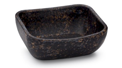 Box VIRGO BASIC 001 - DARK STONE, modrá, okrová a černá, lak mat