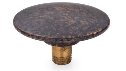 Šroubovací krytka výpusti 65 mm - DARK STONE, modrá, okrová a černá, lak mat