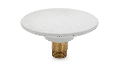 Šroubovací krytka výpusti 65 mm - natural, bez dekoru, lak mat