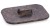 Víko PERSEUS BASIC 001 - DARK STONE, modrá, okrová a černá, lak mat