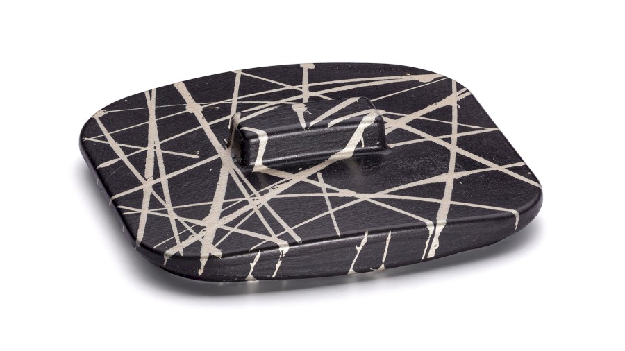 Víko VIRGO BASIC 001 - PUNK, černá a champagne, lak polomatný