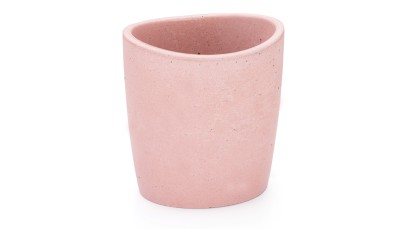 Kelímek ORION BASIC - velmi světlá cihlově červená, bez dekoru, lak mat
