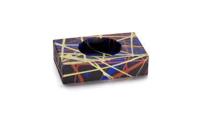 Svícen SIRIUS BASIC, výška 2,3 cm - PUNK, černá, lak mat
